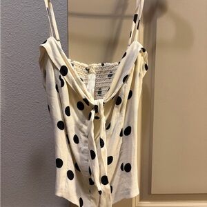 polka dot reformation tank top